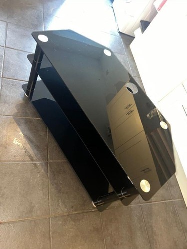 Black glass corner - black,