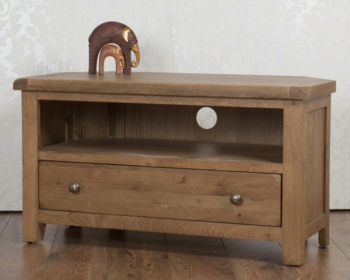 Corner oak cabinet solid - corner,