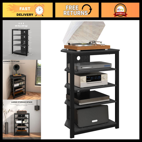Tier media stand audio rack - 4-tier,