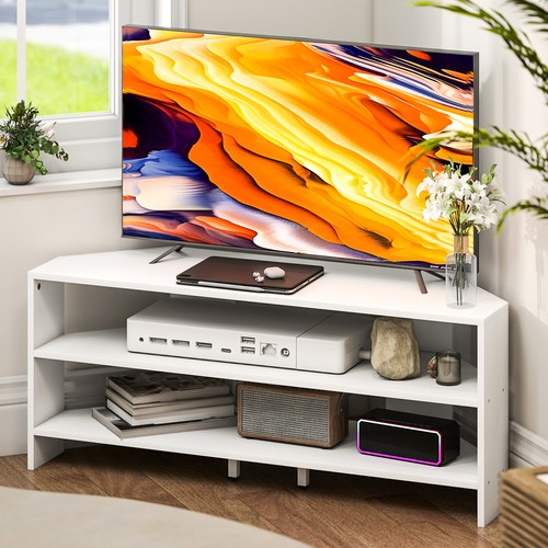Homcom corner stand tv - tv, stand,