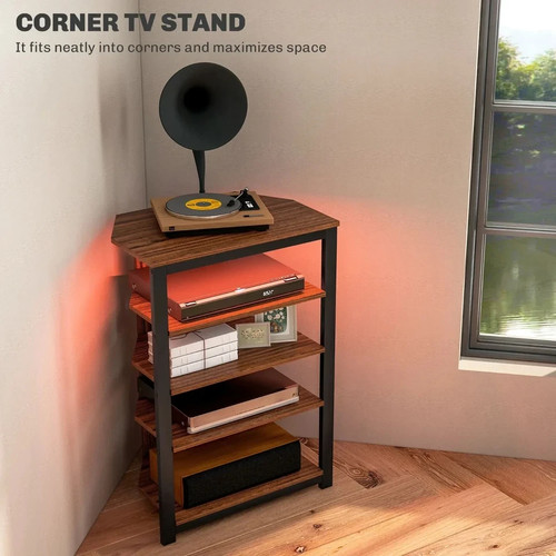 Corner stand tier shelves - tv,