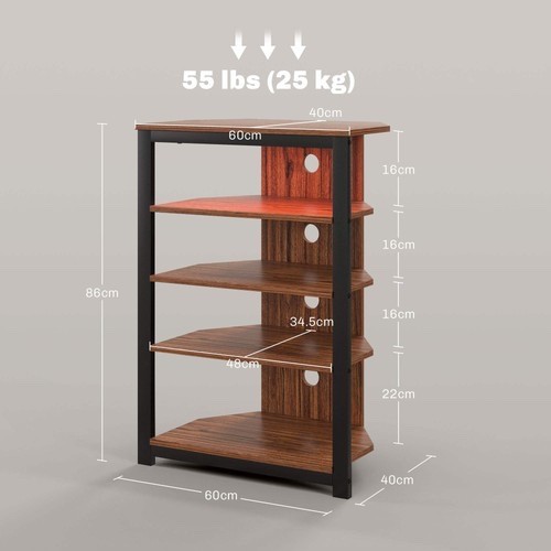 Tier modular corner hifi tv - hifi,